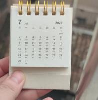 Mini Calendario de escritorio de Color sólido, planificador diario Dual, planificador de mesa, Agenda anual, organizador de escritorio, regalo, 2024 - details 4