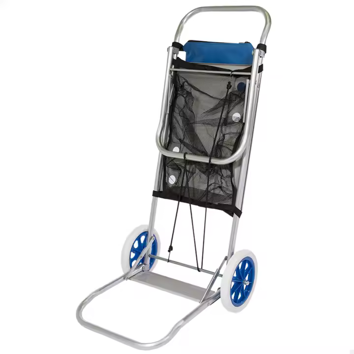 Carrito Plegable Multifuncional para Playa y Camping color azul - 1