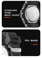 SMAEL Relojes deportivos Reloj despertador con pantalla LED digital resistente al agua 8098 Relojes de pulsera de cuarzo analógicos de moda joven para hombres - details 9