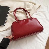 Bolso de mano de moda informal de cuero de PU vintage con diseño de doble bolsillo para mujer - details 21