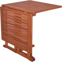 Plegable de Madera de eucalipto, Rectangular, 120 x 70 cm, aceitada Comedor de Madera - details 2