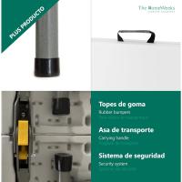 Mesa Plegable Sólida 180cm, portátil, Normativa Uso público Interior/Exterior (EN 581-1/3) Tablero Resina HDPE 3,5cm, Capacidad 6/8 Personas y Carga 150 kg. multiuso - details 5
