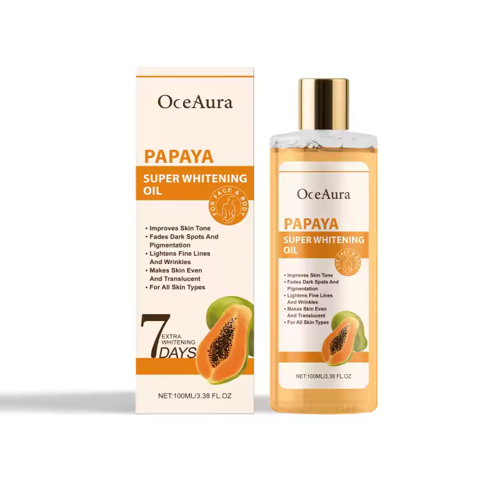 Aceite corporal hidratante para una piel brillante, suero aclarador que mejora las líneas finas reafirmantes y ásperas, aceite esencial de masaje muscular relajante - 1