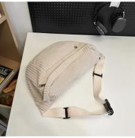 Riñonera de gran capacidad para mujer, bolsos de hombro tipo bandolera, riñonera informal, bolso sencillo para teléfono, riñonera de pana, bolso de plátano para mujer - details 33