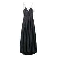 Vestido de noche con tirantes, estilo lencería, textura de satén de seda 2025, espalda descubierta, temperamento, ropa de verano para mujer - details 1