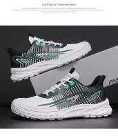 Zapatos corrientes de los deportes ocasionales de los hombres respirables de la ropa deportiva que caminan de la malla barata del logotipo de la marca - details 10