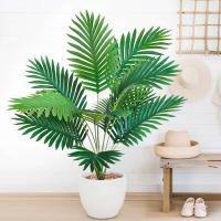 Palmera de Plástico Verde Planta Falsa Tropical para Decoración de Jardín Doméstico - details 16
