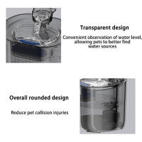 Dispensador automático de agua para mascotas con filtro recurrente, silencioso para gatos y perros - details 15