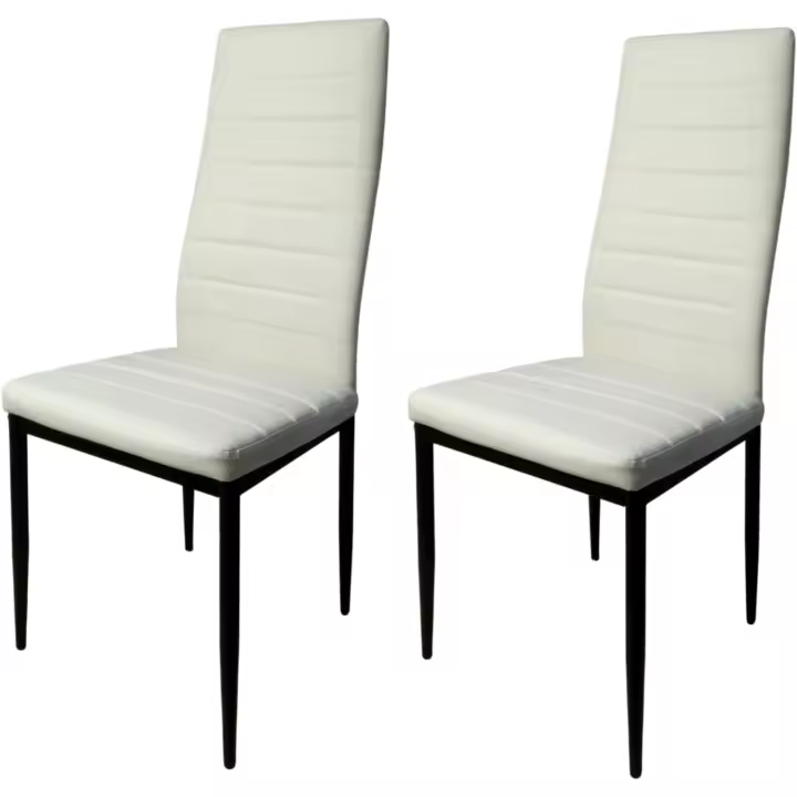 DISEÑO Y COMODIDAD DEL HOGAR Pack de 4 Sillas de Comedor Tapizadas - Sillas Cocina Tapizadas - Sillas Comedor Pack (Beige, 4) - 1