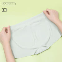 Bragas cortas de seda para mujer sin costuras Pantalones de nylon para niñas y niños Ropa interior femenina de verano Boxers transpirables - details 2