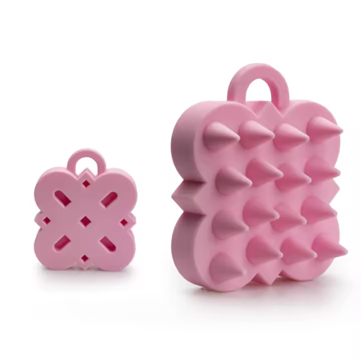 Cepillo de champú caliente universal para adultos y niños, peine calmante de masaje de champú de dibujos animados de silicona multistilo - 1
