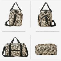 Bolso de Viaje de Ocio de Gran Capacidad con Estampado de Leopardo Bolso de Deportes y Fitness con Múltiples Bolsillos y Compartimento para Zapatos - details 5
