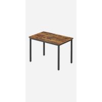 Mesa de Bar con Taburetes, Mesa Comedor con 2 Sillas, Mesa Cocina Pequeña, Taburetes de Barra, para Comedor, Cocina, Marrón Rústico y Negro Tinta LBT017B01 - details 10