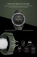 NORTH EDGE ALPS-reloj con brújula de fibra de carbono para hombre, Original, correa de nailon, resistente al agua hasta 50M - details 10