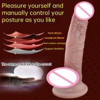 Consolador realista de silicona, juguete sexual para mujeres, masturbador femenino, pene, producto para adultos, resistente al agua, fácil de limpiar - details 7