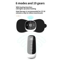Masajeador de cuello y espalda, estimulador de cuerpo completo, dispositivo de alivio del dolor, USB - details 1