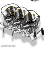 Carrete de Pesca de Alta Velocidad Serie 8000-14000 con Rueda de Fundición Larga Ultraligera de Aleación de Aluminio 17+1 Soporte de Bobina 4.8:1 - details 17