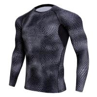 Camiseta térmica con estampado 3D para hombre, ropa interior deportiva, secado rápido, pijamas, blusas - details 10