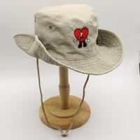 Sombrero de Pescador de Conejo Bordado de Algodón Sombrero de Sol Plegable para Verano para Hombres y Mujeres Gorra Deportiva y al Aire Libre - details 4