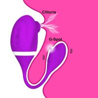 Leten 2 en 1 vibrador de succión para lamer el clítoris para mujeres 10 vibraciones clítoris succionador consolador estimulador juguetes sexuales productos para adultos - details 13