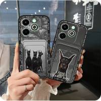 Funda protectora duradera para teléfono infinix Hot40i/X6528B, funda trasera para tarjeta, funda de silicona antipolvo con dibujos de grafiti - details 0