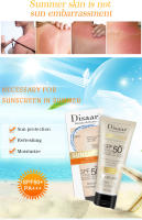 Crema solar blanqueadora, protector solar para el cuerpo Facial SPF50 + control de aceite, corrector hidratante impermeable a prueba de sudor, cuidado de la piel de alta potencia - details 4