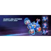 Coche Teledirigido con luz LED, Monster Truck, Juguetes y Regalos para Niños (Azul) - details 0