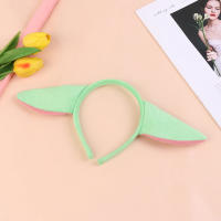 Headband De Peluche Baby Yoda Accesorio De Cabello Para Niñas Figura De Anime Alienígena Correa De Pelo Regalo De Dibujos Animados - details 2