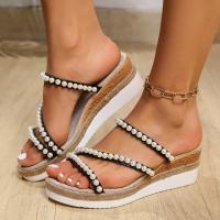 zapatos de verano con tacón de cuña para mujer - details 0