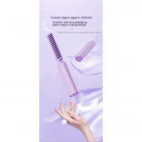 Alisado de cabello sin cable peine portátil cuidado del cabello inteligente Control de temperatura alisado Clip antiestático - details 6