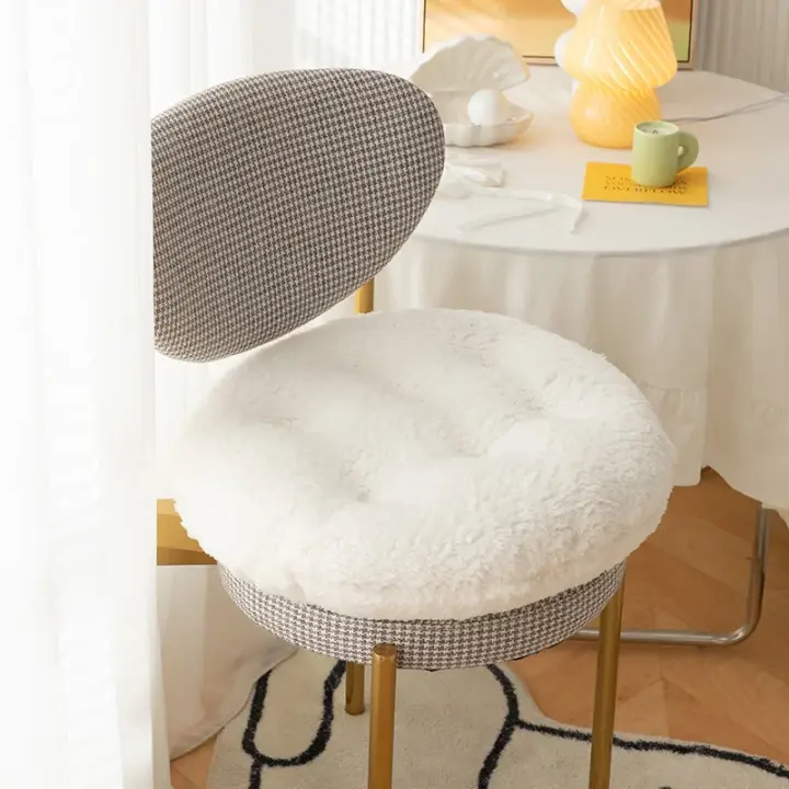 Cojín de silla de terciopelo de cordero súper suave, almohada decorativa para dormitorio, ventana salediza, taburete Tatami - 1