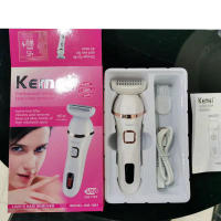 Kemei-Afeitadora eléctrica en seco y húmedo para mujer, removedor de vello Facial recargable para piel sensible, piernas, Bikini, púbico, axilas, área de vello - details 2