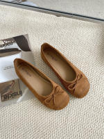 Cabeza redonda boca poco profunda solo zapatos nuevo retro suela suave Doudou zapatos casual fondo plano un pedal ladyshoes - details 3