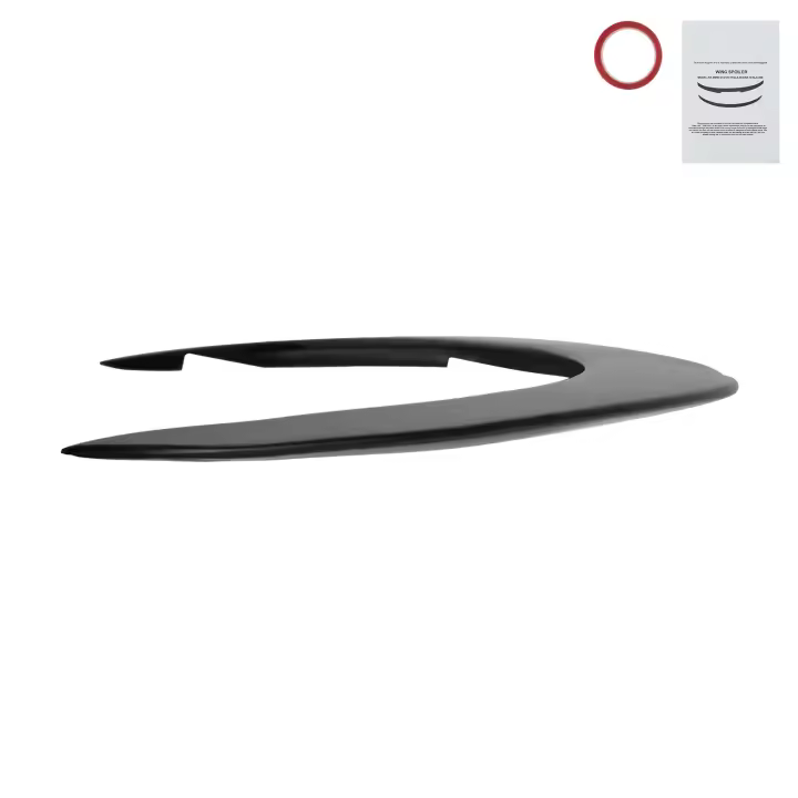 SucceBuy Alerón de coche GT Wing de 47,2 pulgadas, compatible con Tesla Model Y, ABS de alta resistencia, pintura horneada, alerón trasero de carreras negro mate, accesorios automotrices, 12 V, material duradero - 1