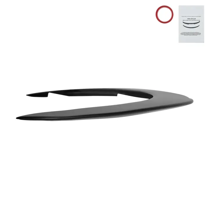 SucceBuy Alerón de coche GT Wing de 47,2 pulgadas, compatible con Tesla Model Y, ABS de alta resistencia, pintura horneada, alerón trasero de carreras negro mate, accesorios automotrices, 12 V, material duradero - 1