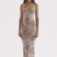 Correas de mujer con estampado floral y estampado de leopardo, vestidos cansados ​​con temperamento para mujer, moda de verano 2025 - details 6