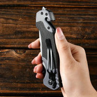 Cuchillo Plegable Con Clip Para Bolsillo Para Camping Y Pesca Actividades Interiores Y Exteriores Regalo Para Hombres TB9195 - details 5