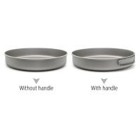 Sartén de titanio ultraligero Utensilios de cocina para acampar al aire libre Senderismo, picnic - details 12