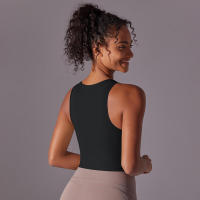 Sujetador de Yoga sin Costuras Alto Impacto Deportivo, Top de Cultivo A Prueba de Golpes, Secado Rápido, Ideal para Ciclismo y Gimnasio - details 9