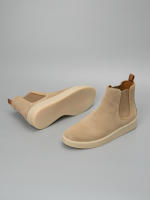 Botas de Piel Alta de Alta calidad, Color Sólido, estilo Chelsea, informal - details 19