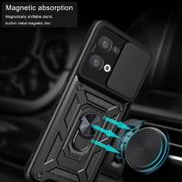 Funda de lujo para cámara OPPO Reno, cubierta protectora deslizante con material exterior de PC + TPU - details 0