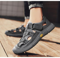 Nuevo desgaste exterior hueco casual bolsa cabeza zapatos de vadear de los hombres zapatillas deportivas - details 13