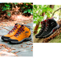 Zapatos de senderismo de cuero de alta calidad para hombre, botas de acampada resistentes al desgaste para exteriores, zapatos de Trekking, zapatillas de caza y escalada - details 8