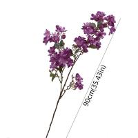 Flor Artificial de Lagerstroemia de 90cm, rama de flores de cerezo de seda elegante de plástico, flor falsa hecha a mano, decoración para balcón - details 0