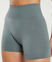 Pantalones cortos sin costuras para mujer, ropa de medio pantalón suave para Fitness, Yoga, gimnasio, correr y bicicleta, novedad - details 18