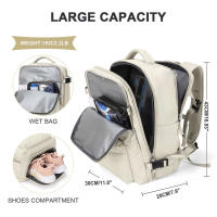 Mochila de viaje grande para mujer, bolsa de senderismo impermeable portátil, bolsa de Fitness húmeda y seca - details 1