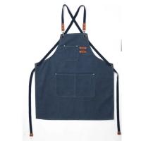 Delantal de trabajo genérico con bolsillos, ropa de trabajo de lona para restaurante, cocina, camarero, hombre y mujer - details 0