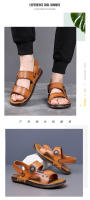 Sandalias de Cuero de Látex para Hombres en Verano Suela Antideslizante Transpirable de Doble Propósito - details 9