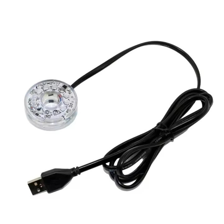 Práctica y colorida luz para pecera, luz LED impermeable para acuario con ventosa, lámparas decorativas para acuario, rocalla - 1