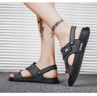Sandalias de hombre Verano 2023 Nuevos zapatos casuales Moda al aire libre Conjunto de moda fresco Pie Zapatillas de doble propósito - details 16